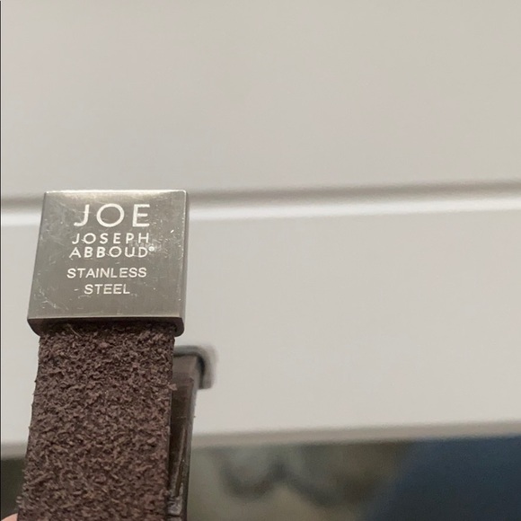 Joseph Abboud Brown Leather Wrapped Bracelet - Picture 5 of 8